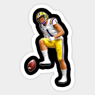 JaMarr Chase #1 Celebrate Touchdown Sticker